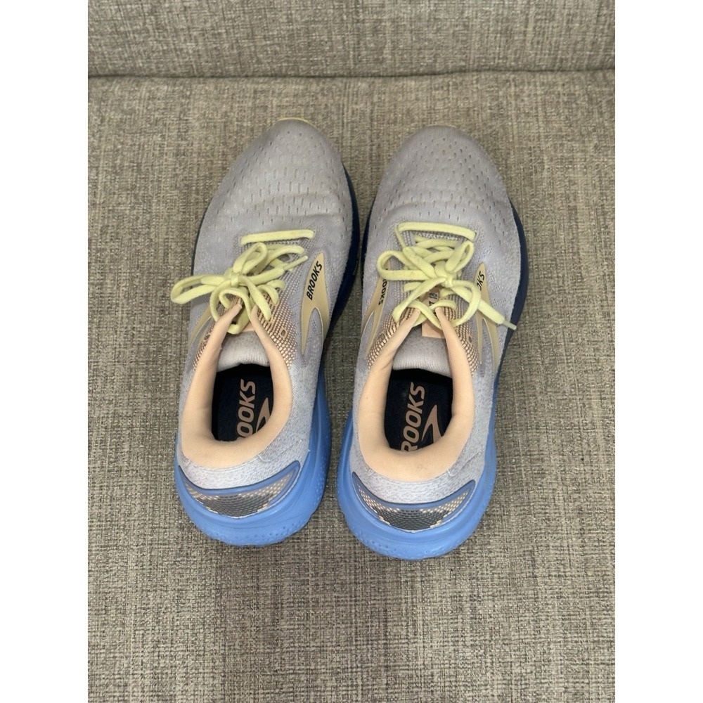 Brooks Women's Ghost 16 Running Shoes Blue/Peach Size 11 - Picture 5 of 9
